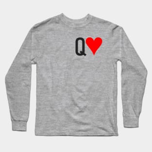 Queen of Hearts Long Sleeve T-Shirt